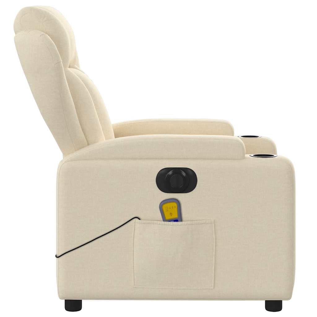 Massagestoel Stof Kleurig Crème