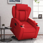 Sta-Op-Stoel Kunstleer Rood