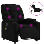 Massagestoel Stof Zwart