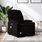 Massagestoel Stof Zwart