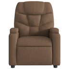 Massagestoel Stof Bruin