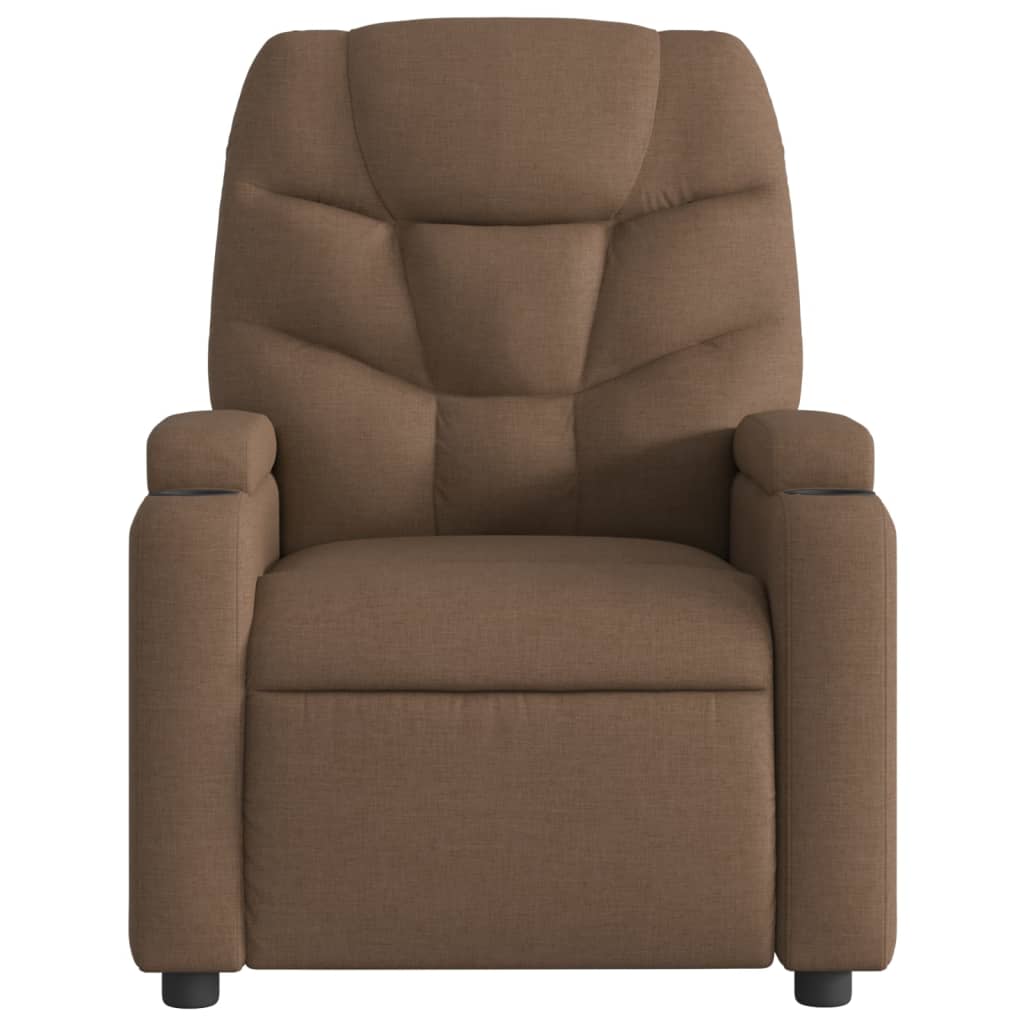 Massagestoel Stof Bruin