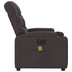 Massagestoel Stof Donkerbruin
