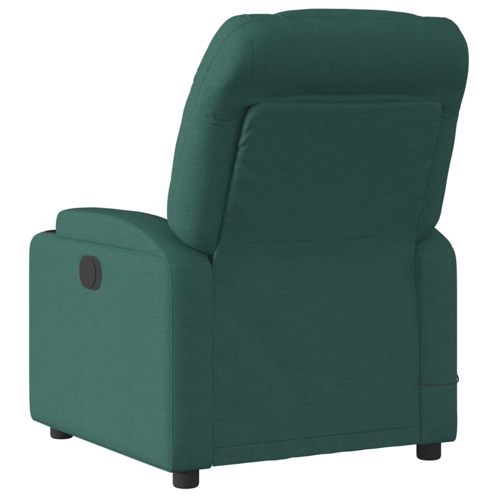 Massagestoel Stof Donkergroen