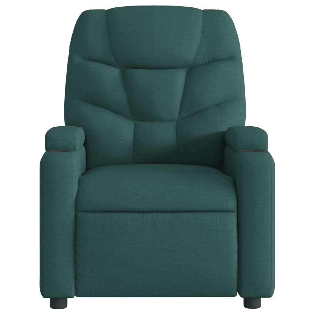 Massagestoel Stof Donkergroen