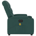 Massagestoel Stof Donkergroen