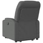 Sta-Op-Massagestoel Stof Donkergrijs