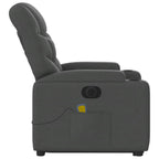 Sta-Op-Massagestoel Stof Donkergrijs