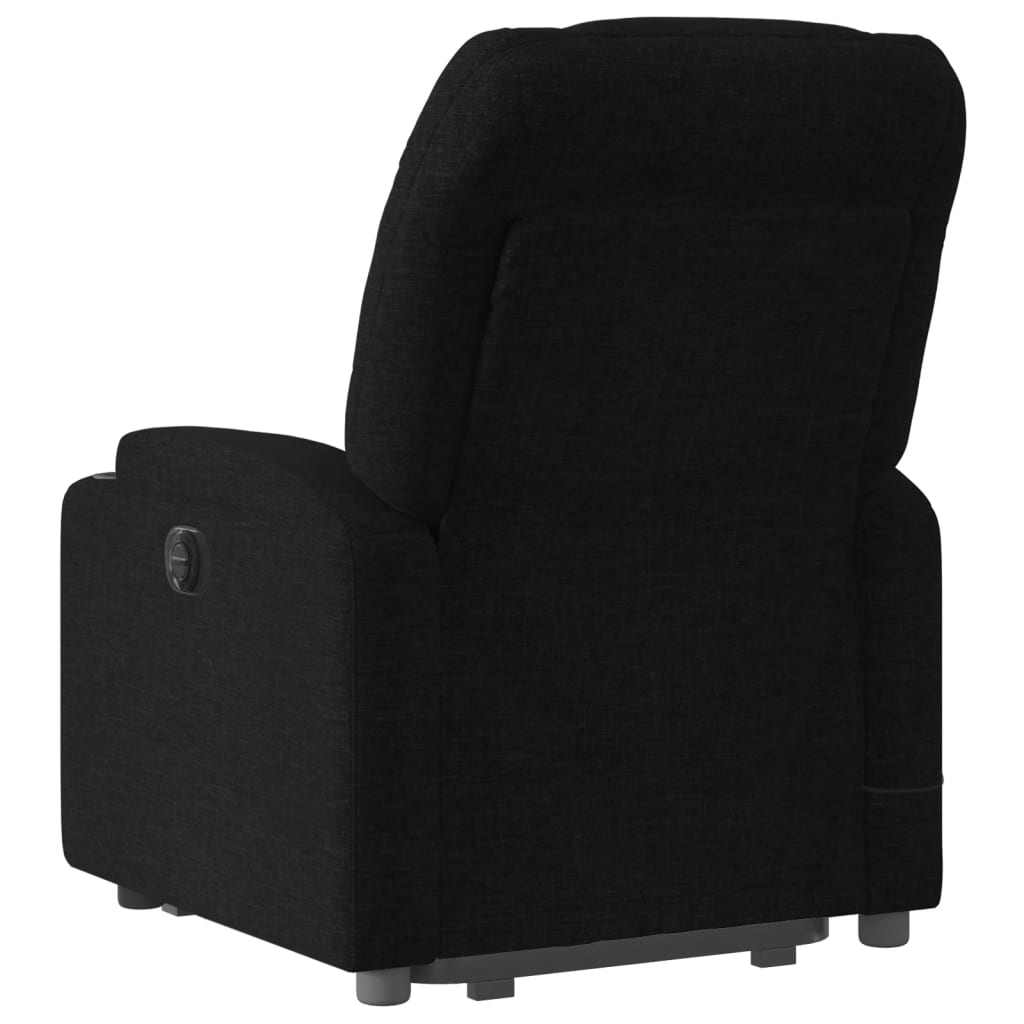 Sta-Op-Massagestoel Stof Zwart
