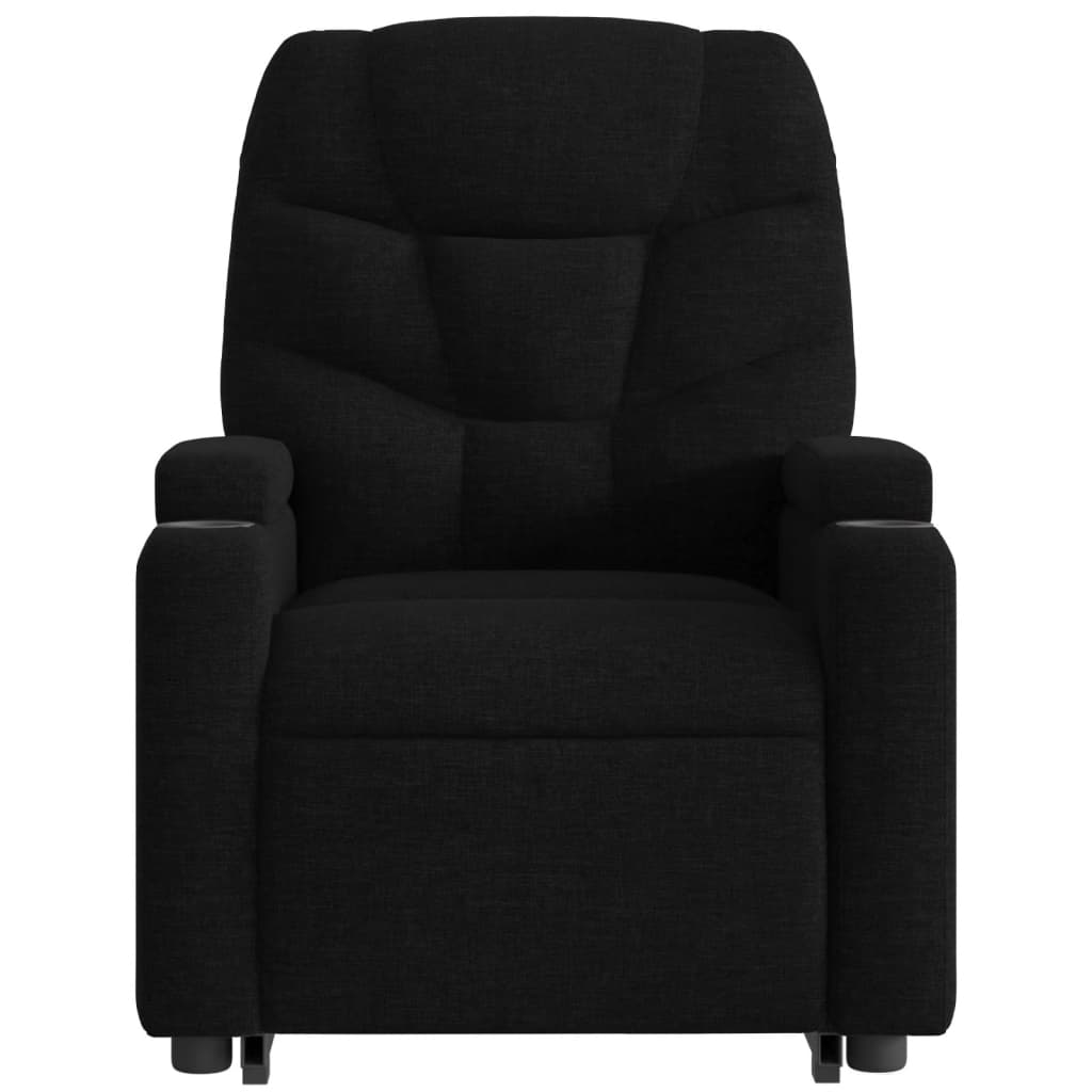 Sta-Op-Massagestoel Stof Zwart