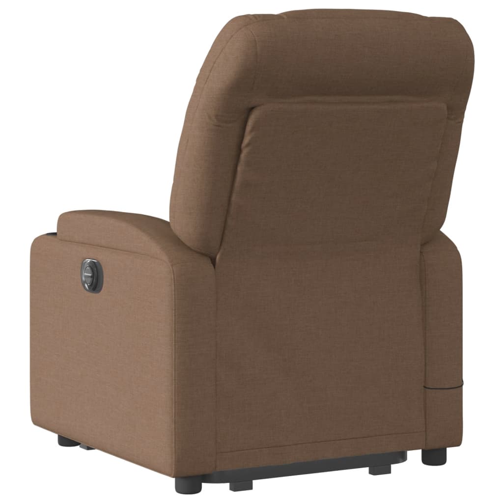 Sta-Op-Massagestoel Stof Bruin