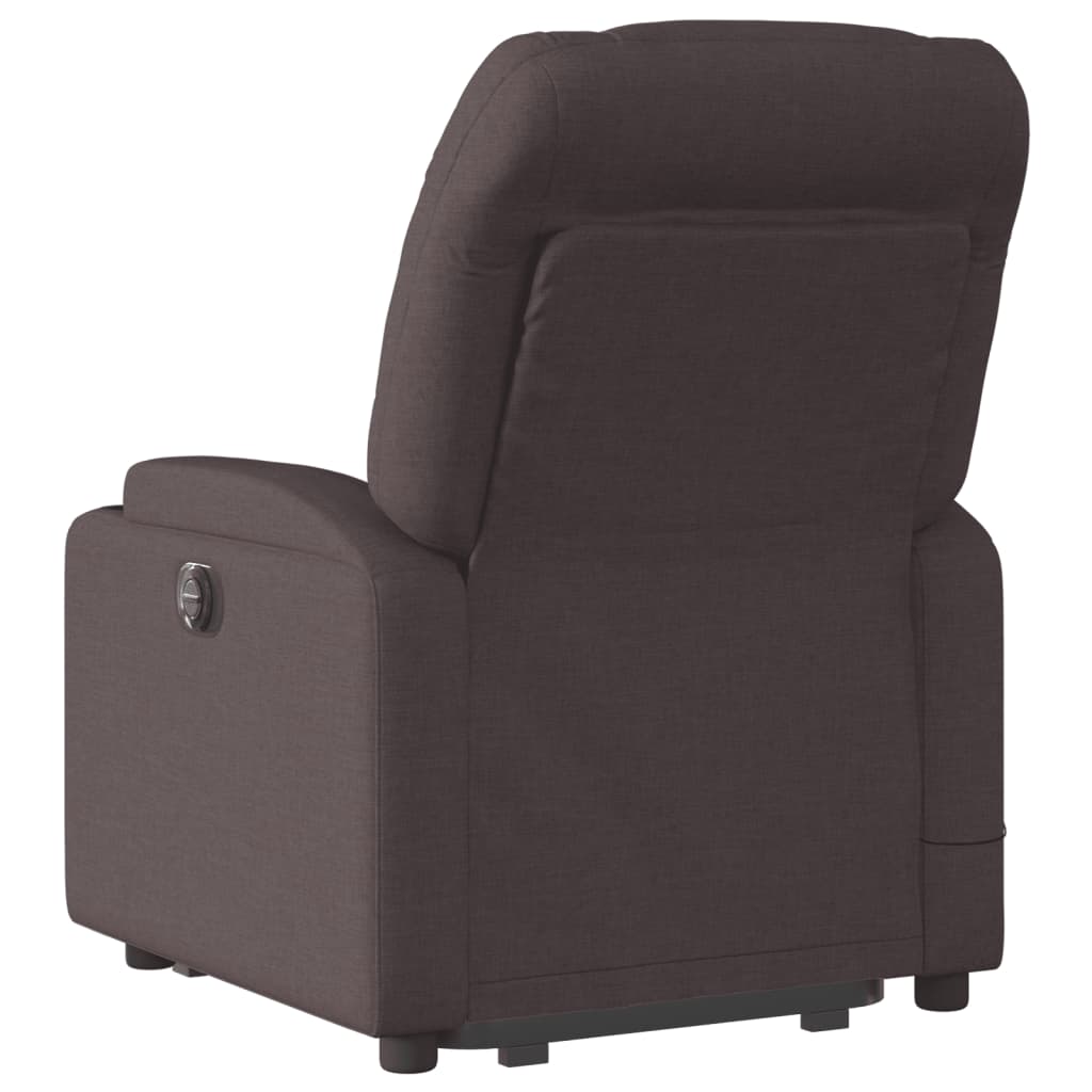 Sta-Op-Massagestoel Stof Donkerbruin