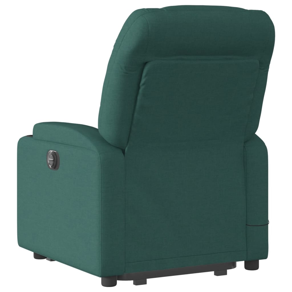 Sta-Op-Massagestoel Stof Donkergroen