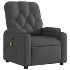 Massagestoel Stof Donkergrijs