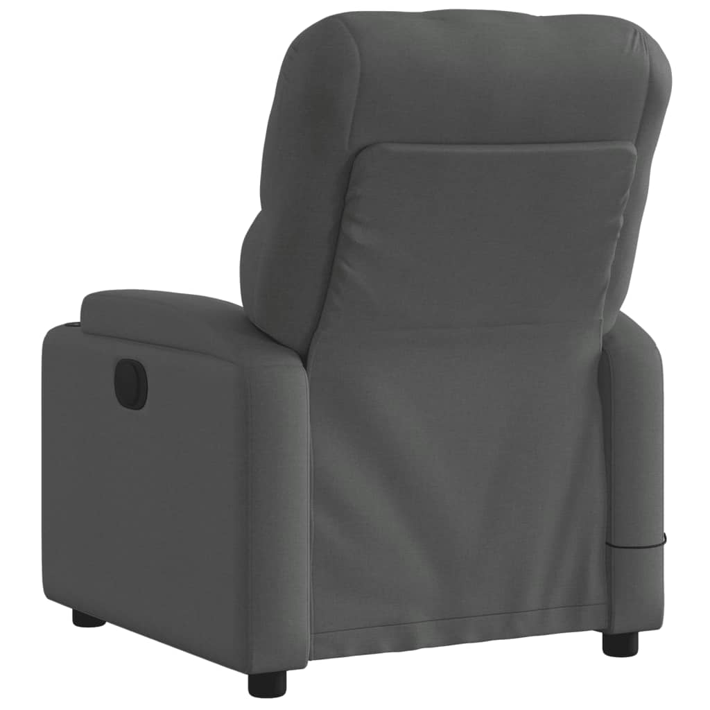 Massagestoel Stof Donkergrijs