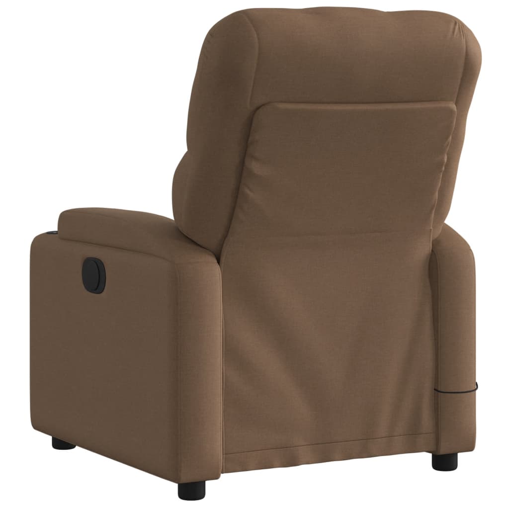 Massagestoel Stof Bruin
