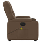Massagestoel Stof Bruin