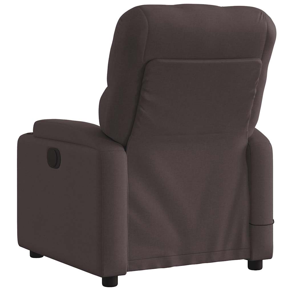 Massagestoel Stof Donkerbruin