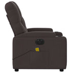 Massagestoel Stof Donkerbruin