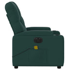 Massagestoel Stof Donkergroen
