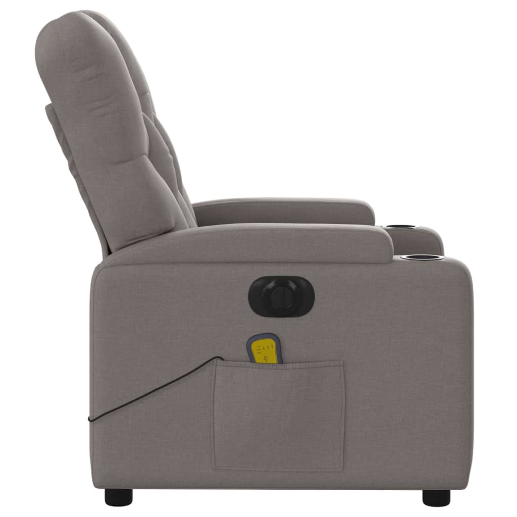 Massagestoel Stof Taupe