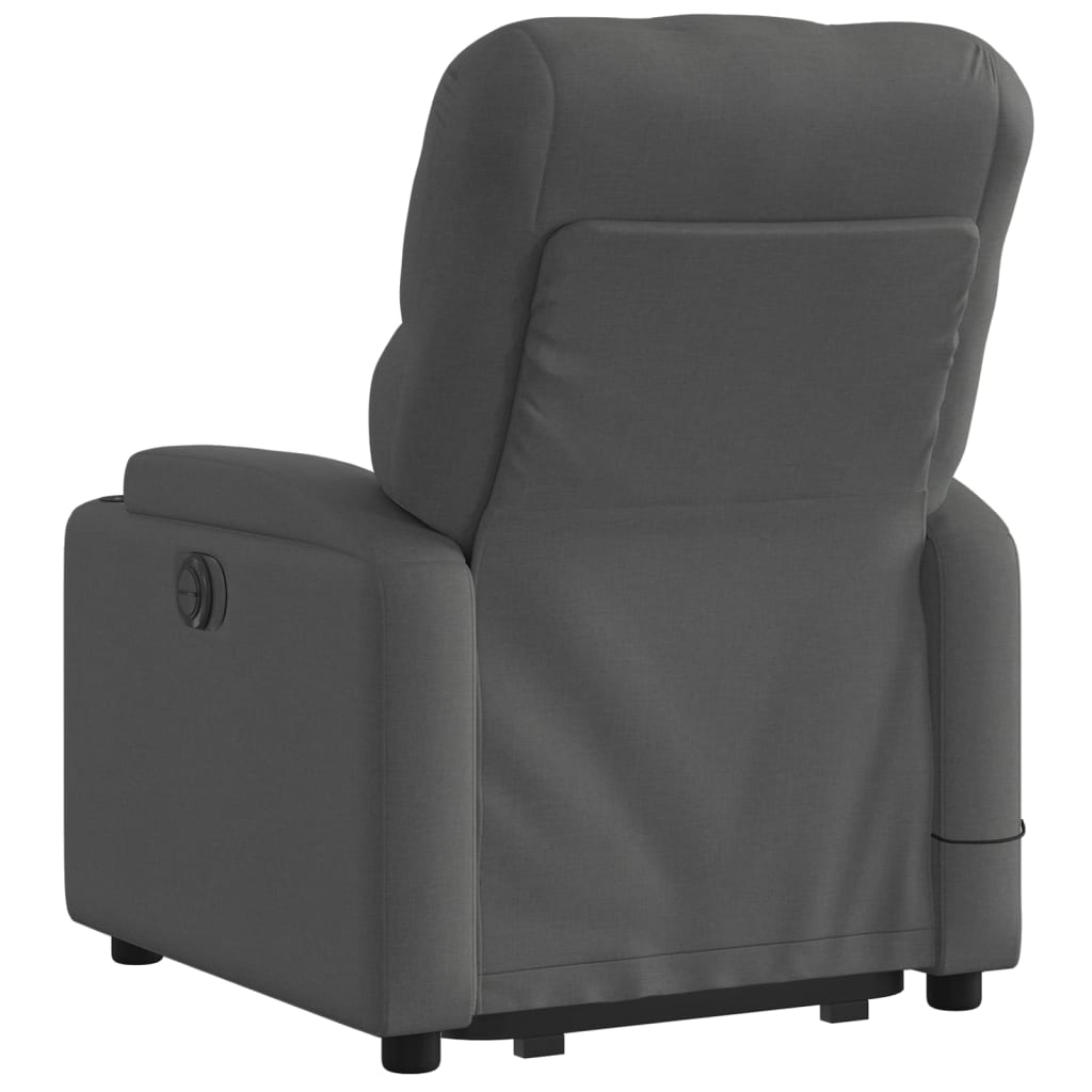 Sta-Op-Massagestoel Stof Donkergrijs