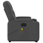 Sta-Op-Massagestoel Stof Donkergrijs