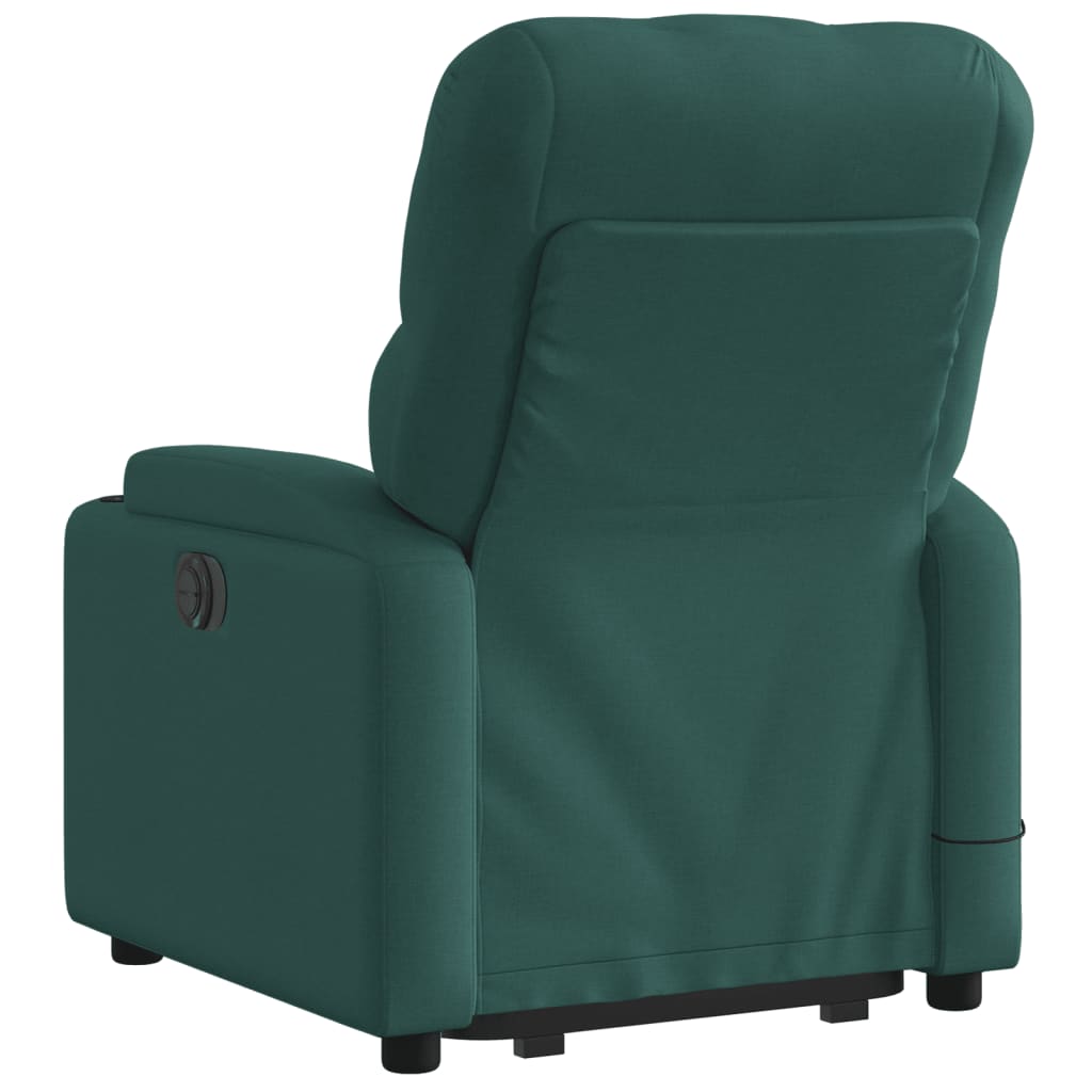 Sta-Op-Massagestoel Stof Donkergroen