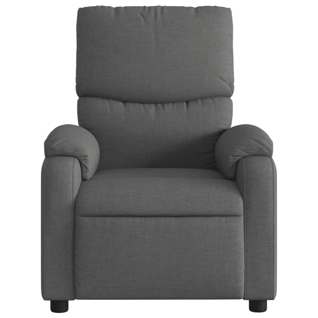 Massagestoel Stof Donkergrijs