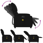 Massagestoel Stof Zwart