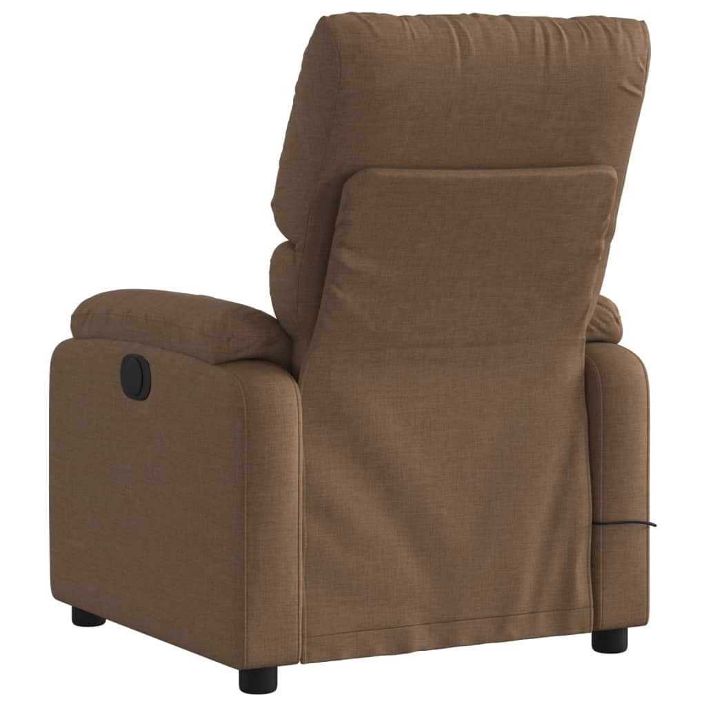 Massagestoel Stof Bruin