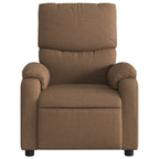 Massagestoel Stof Bruin