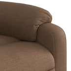 Massagestoel Stof Bruin