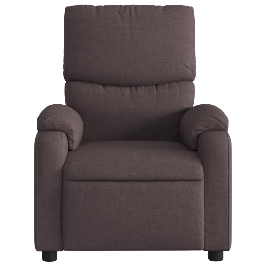 Massagestoel Stof Donkerbruin