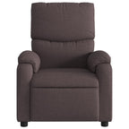 Massagestoel Stof Donkerbruin