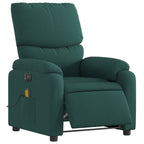 Massagestoel Stof Donkergroen