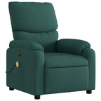 Massagestoel Stof Donkergroen