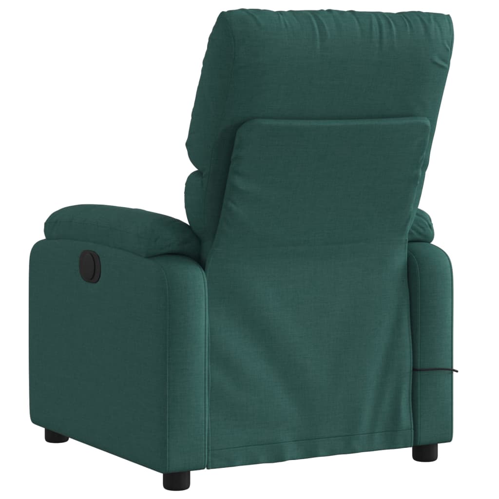Massagestoel Stof Donkergroen
