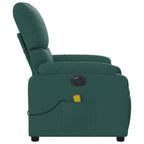 Massagestoel Stof Donkergroen