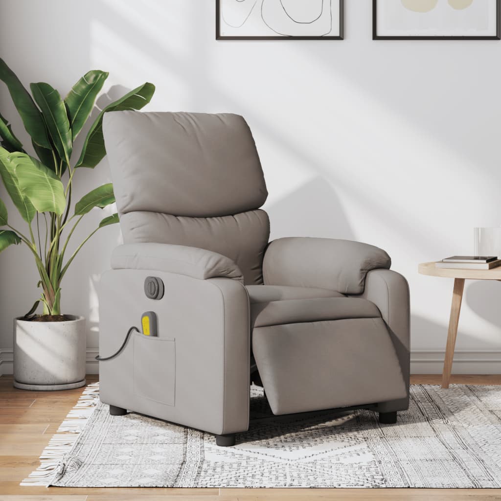 Massagestoel Stof Taupe