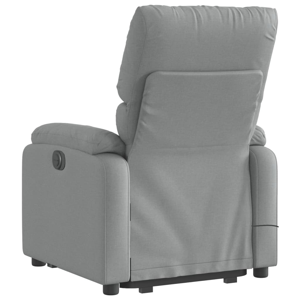 Sta-Op-Massagestoel Stof Lichtgrijs