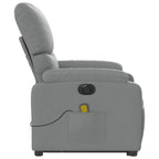 Sta-Op-Massagestoel Stof Lichtgrijs