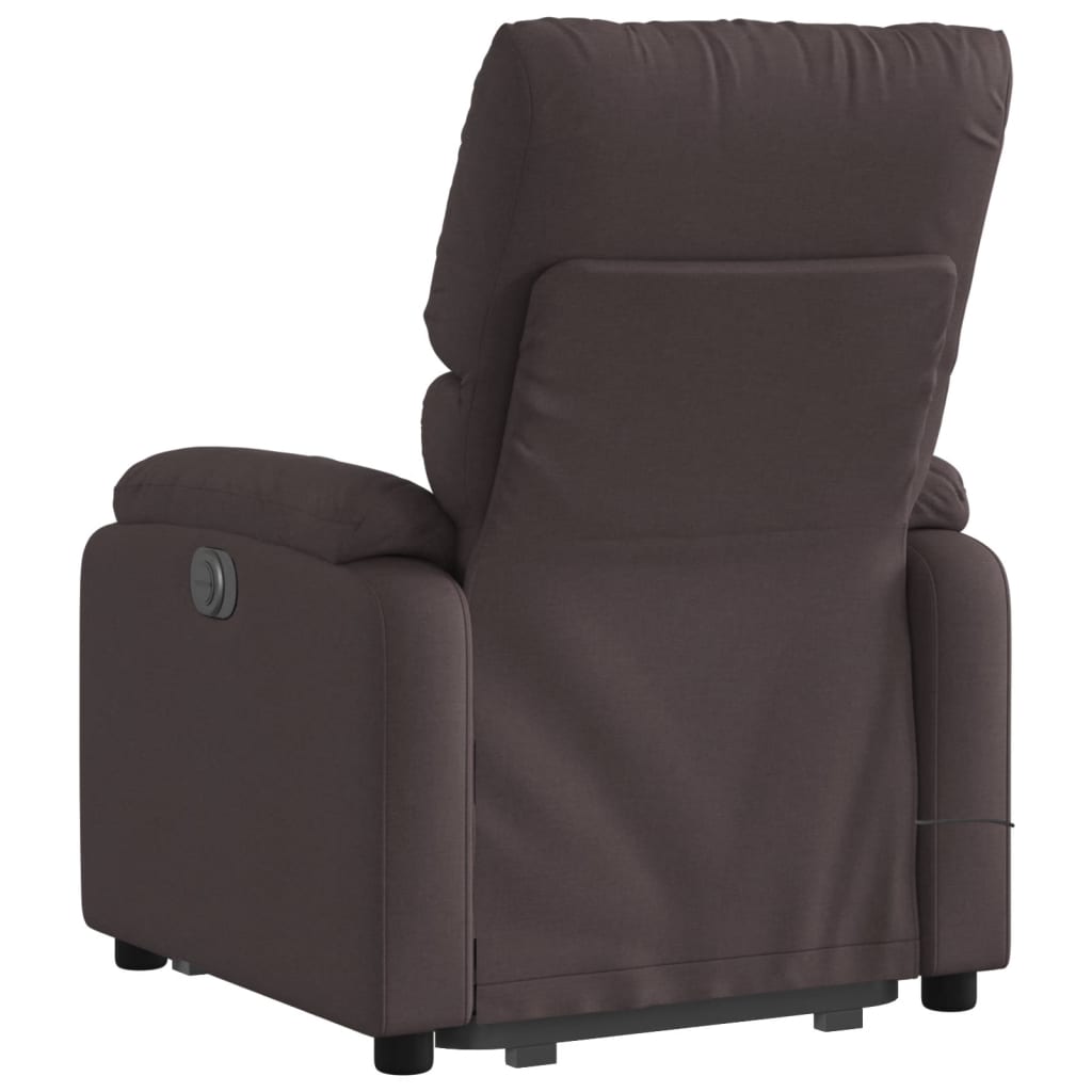Sta-Op-Massagestoel Stof Donkerbruin