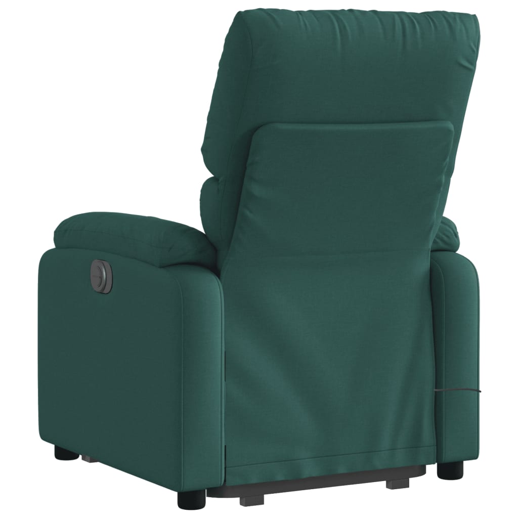Sta-Op-Massagestoel Stof Donkergroen