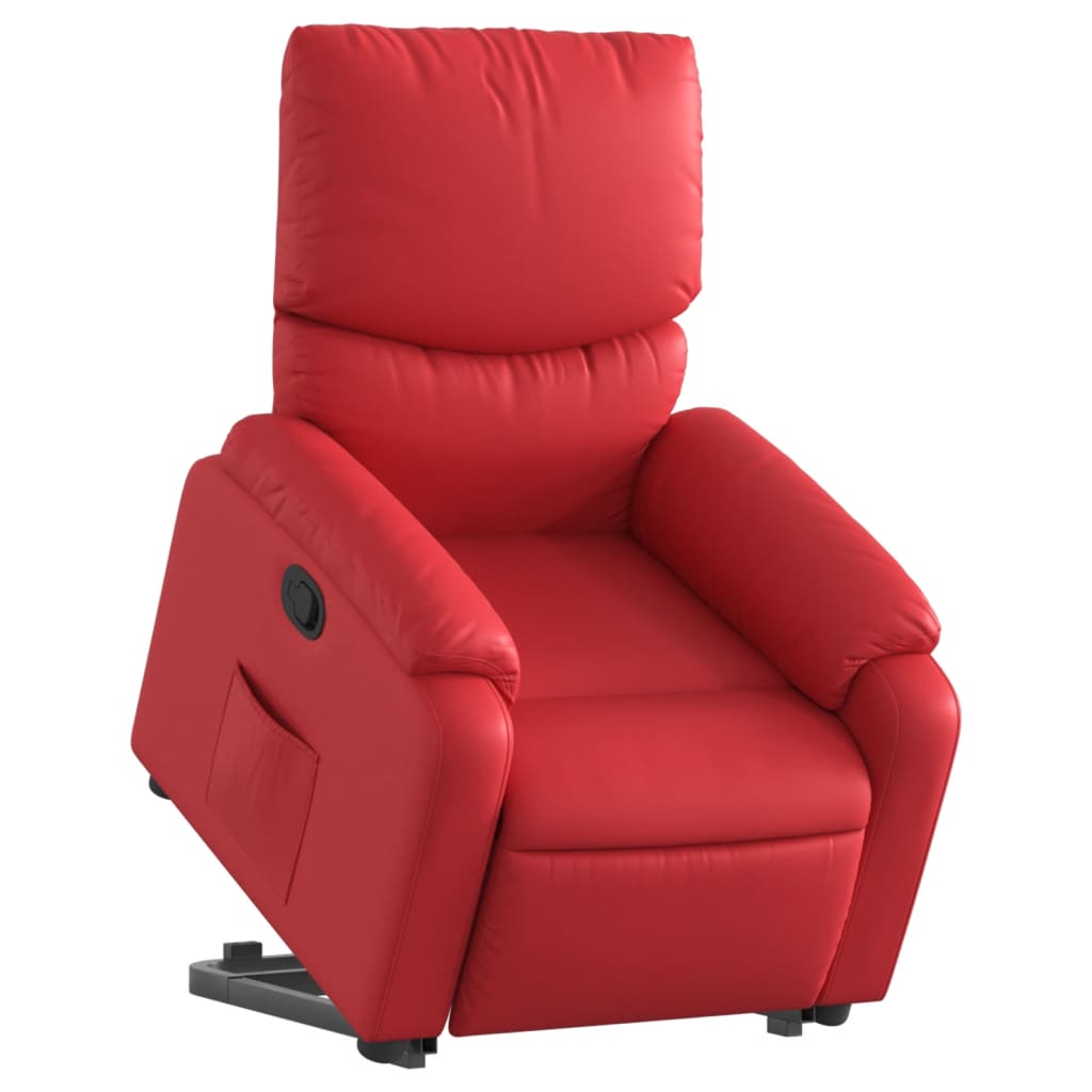 Sta-Op-Stoel Kunstleer Rood
