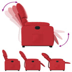 Sta-Op-Stoel Kunstleer Rood