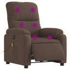 Massagestoel Microvezelstof Bruin