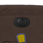 Massagestoel Microvezelstof Bruin