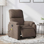 Massagestoel Microvezelstof Bruin