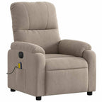 Massagestoel Microvezelstof Taupe